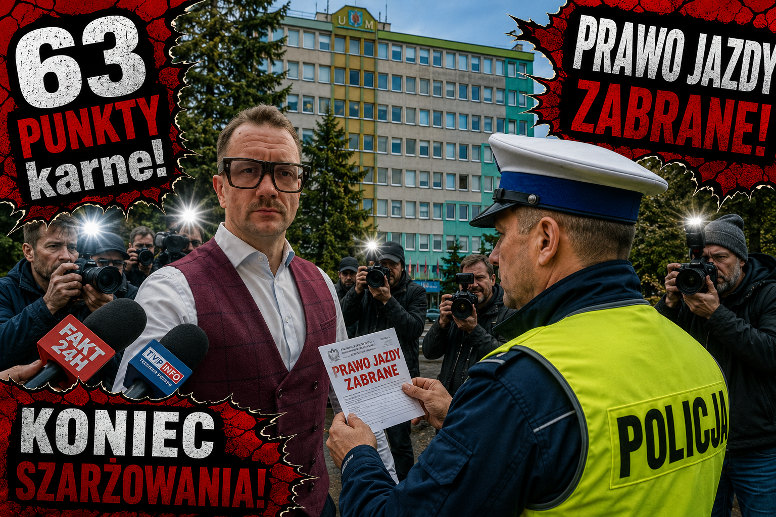 Tak kończą piraci drogowi – Mejza stracił prawo jazdy